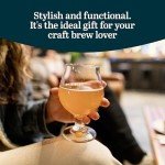 Set of 4 Belgian Beer Glasses - Dishwasher Safe