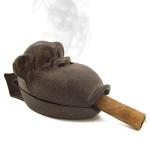 Cast Iron Monkey Cigar Ashtray for Man Cave