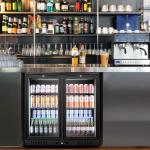 Tylza Under Counter Back Bar Cooler with Glass Doors
