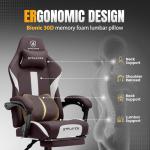 GTRACING Ergonomic Gaming Chair with Foot Rest