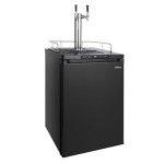 Kegco K309B-1 Black Kegerator with 2 Faucets