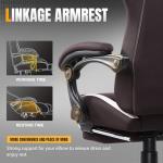 GTRACING Ergonomic Gaming Chair with Foot Rest