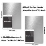 Vintage Ski Poster Metal Sign for Man Cave Decor