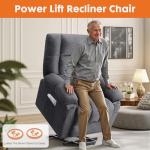 Power Lift Recliner Chair with Massage and Heat