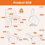 Power Lift Recliner Chair with Massage and Heat