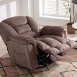 Oversized 360° Swivel Rocker Recliner Chair