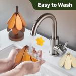 Christmas Tree Wooden Trivets Set of 3