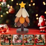 Christmas Tree Wooden Trivets Set of 3