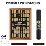 Bourbon Bucket List Scratch-Off Poster for Enthusiasts