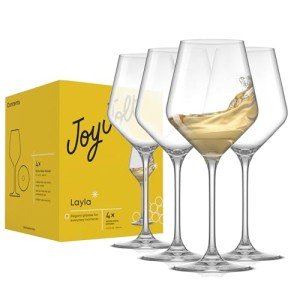 Set of 4 Italian White Wine Glasses