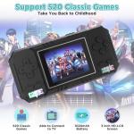 Portable Handheld Game Console with 520 Retro Games