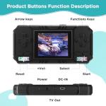 Portable Handheld Game Console with 520 Retro Games
