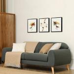 Framed Fishing Lure Wall Art Set – 3 Pieces