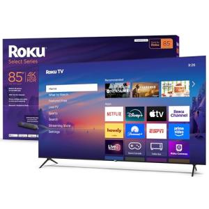 85-Inch 4K HDR Roku Smart TV with Voice Remote