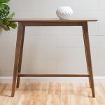 Natural Walnut Wood Bar Table for Man Cave