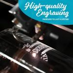 Personalized Monogram Beer Glasses for Men