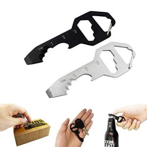 Stainless Steel Keychain Multi-Tool Bottle Opener