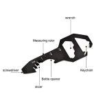 Stainless Steel Keychain Multi-Tool Bottle Opener