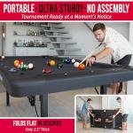 GoSports Portable Billiards Table - 6ft or 7ft