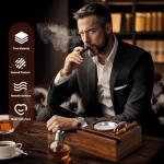Wooden Cigar Ashtray with Gift Box for Men