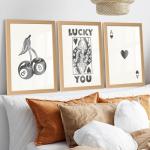 Poker Wall Art Set - 3 Framed Prints