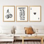 Poker Wall Art Set - 3 Framed Prints