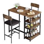 Space-Saving Bar Table Set for Two