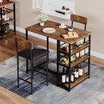 Space-Saving Bar Table Set for Two