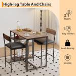 Space-Saving Bar Table Set for Two