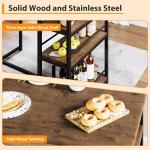 Space-Saving Bar Table Set for Two