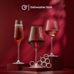 Set of 4 Italian White Wine Glasses