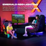 X Rocker Emerald LED Gaming Chair for Kids