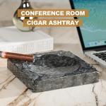Norwegian Granite Cigar Ashtray - Large Square Design