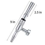 Nitrogen Beer and Coffee Faucet with Handle