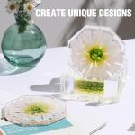 18-Piece Silicone Resin Coaster Molds Set