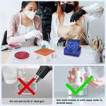 18-Piece Silicone Resin Coaster Molds Set