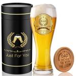 Personalized Beer Glass Set for Dad Gifts