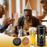 Personalized Beer Glass Set for Dad Gifts