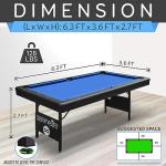 Portable 6-Ft. Foldable Pool Table with Accessories