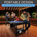 Portable 6-Ft. Foldable Pool Table with Accessories