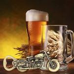 Vintage Motorcycle Beer Bottle Opener - Perfect Gift
