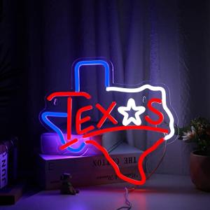 Texas Longhorn Neon Sign for Man Cave Decor