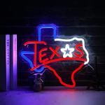 Texas Longhorn Neon Sign for Man Cave Decor