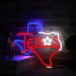 Texas Longhorn Neon Sign for Man Cave Decor
