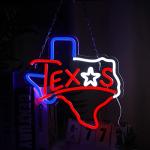 Texas Longhorn Neon Sign for Man Cave Decor