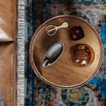 Cast Iron Cigar Ashtray with Stirrup Rest