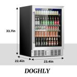 24 Inch Beverage Refrigerator for Home or Bar