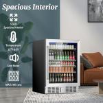 24 Inch Beverage Refrigerator for Home or Bar