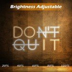Don't Quit LED Neon Sign for Man Cave