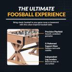 Hathaway Daulton 55" Foosball Table - Urban Oak